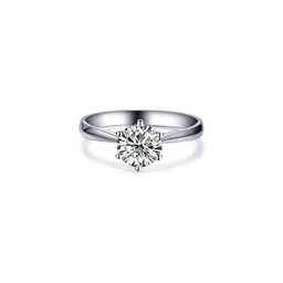 GenZcomplex Silver-Plated Brass Zircon Finger Ring-image-28