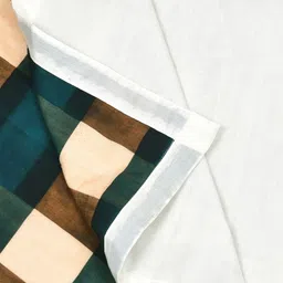 EverHOME Multicoloured Checked AC Room 150 GSM Double Bed Dohar image 2