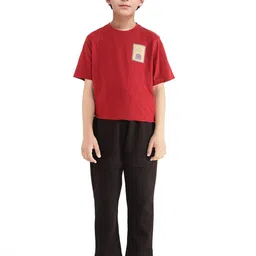 RARE ONES Boys Cotton Mid-Rise Track Pants image 5