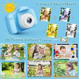 SScrematic 2.0 Kids Digital Camera with 2.0" Color Display | Video Recording, USB Charging Sports and Action Camera image 5
