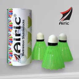 airic Isometric Blaster Staunch with 3 Plastic Shuttles, Net and Cover Badminton Kit image 3