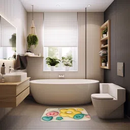 aavnam Rubber Bathroom Mat image 2