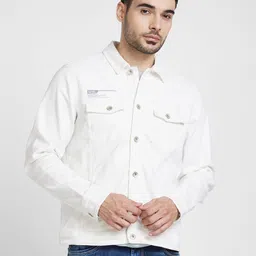 SPYKAR Spread Collar Denim Jacket image 1