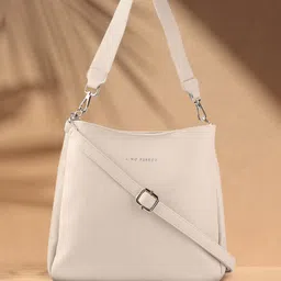 Lino Perros Off-White Solid Hobo Bag-picture-29