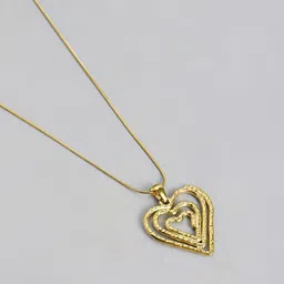 DressBerry Heart Shape Pendant with Chain image 5