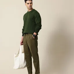 Mr Bowerbird Men Smart Loose Fit Chinos image 4