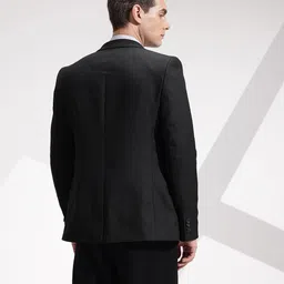 INVICTUS Self-Design Slim Fit Single-Breasted Smart Casual Blazer image 4