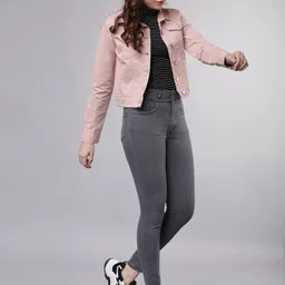 Tokyo Talkies Women Grey Super Skinny Fit Mid-Rise Clean Look Stretchable Jeans image 4