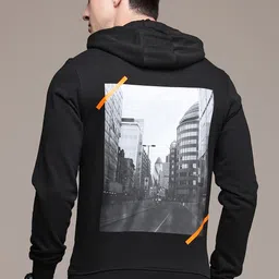 FCUK Printed Hooded Sweatshirt image 5