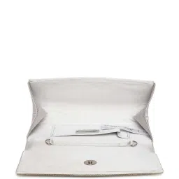 Aldo FAHARI040 Silver Embellished Clutch image 4