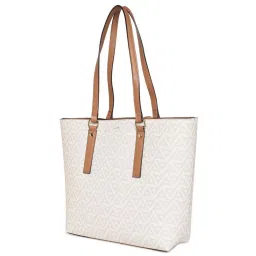 Aldo CIBRIAN270 White Printed Medium Tote Handbag image 4