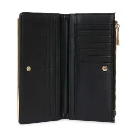 Aldo VERECLYA967 Black & Brown Printed Bi-Fold Wallet for Women image 4