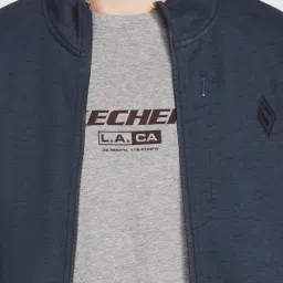 Skechers Navy Relaxed Fit Sports Jacket image 4