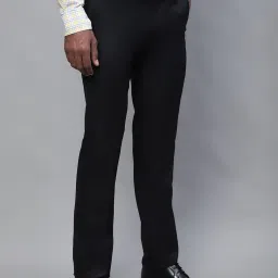 Cantabil Black Regular Fit Trousers image 4