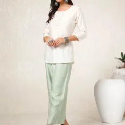 Soch White Embroidered Tunic image 3
