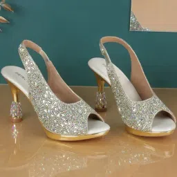 Metro Women's Gold Sling Back Sandals-picture-42