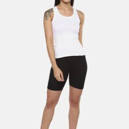 Leading Lady White Cotton Non-Padded Camisole image 4