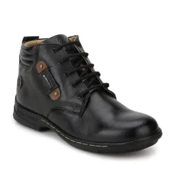 Red Chief Men's Black Derby Boots image 4