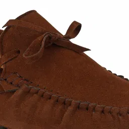 Big Fox Men Pointed Toe Suede Penny Loafers image 4