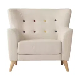 Urban Living Beige Jamaica Heaven 1 Seater Sofa-picture-12