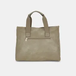 Forever Glam by Pantaloons Green Solid Medium Handbag image 4