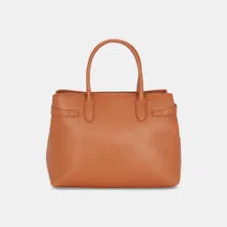 Forever Glam by Pantaloons Brown Textured Medium Handbag image 4