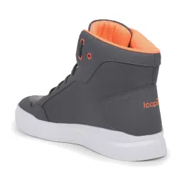 Leap7X by Liberty Men's VENOUR-1E Grey Ankle High Sneakers image 4