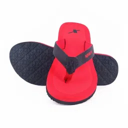 Sparx Women's Red Flip Flops image 3