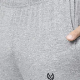 Vimal Jonney Yellow & Grey Melange Cotton Lounge Pants - Pack of 2 image 4