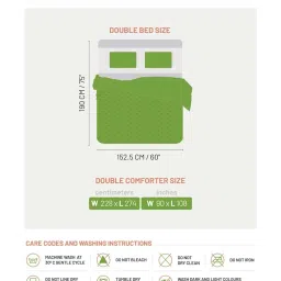 DDecor Classic Orange 180 TC Comforter - Set of 1 image 4