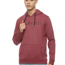 Van Heusen Maroon Regular Fit Hoodie-picture-16