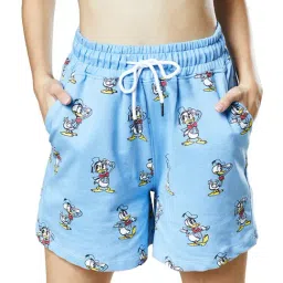 The Souled Store Blue Printed Shorts-picture-26