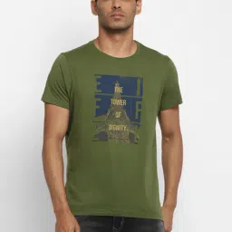Turtle Olive Cotton Crew T-Shirt-image-51