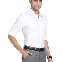 Turtle White Slim Fit Shirt image 4