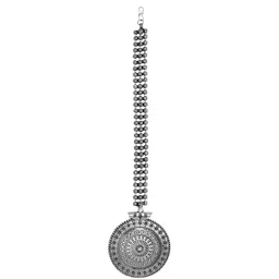 Teejh Pitara Collection Rebha Silver Oxidized Jewellery Set image 4