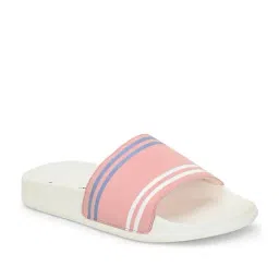 OFF LIMITS Women's Pink, White & purple Slides image 2