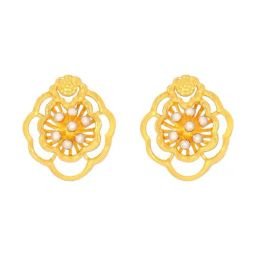 Bhima Jewels 22k (916) Yellow Gold Earrings for Women-picture-19