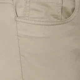 Peter England Casuals Beige Regular Fit Shorts image 4