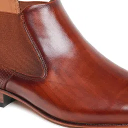 Ruosh Men's Brown Chelsea Boots image 4