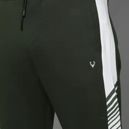 Allen Solly Green Regular Fit Printed Trackpants image 4