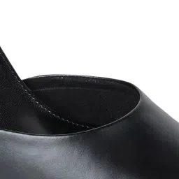 Rocia by Regal Women's Black Ankle Strap Sandals image 4