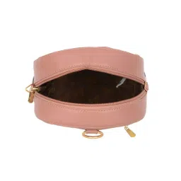 Baggit Nude Mauve Printed Medium Backpack image 4