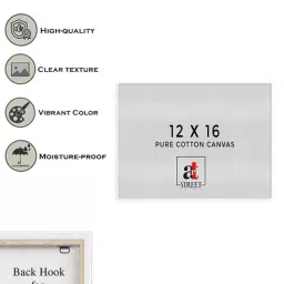 Art Street Beige Canvas Vintage & Imperial Painting image 4