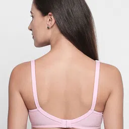 Bodycare Pack of 3 Solid Non-Wired Non Padded Everyday Bra E6584PIREWI image 3