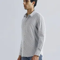 Pepe Jeans White Cotton Regular Fit Printed Shirt image 3