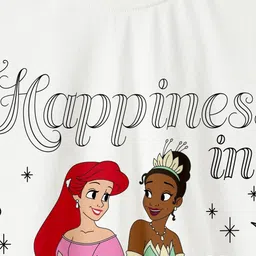 Wear Your Mind Girls Graphic Printed Pure Cotton Boxy T-shirt image 2