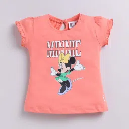 ANNIE Girls Peach & White Printed Top with Pants image 3