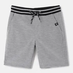 United Colors of Benetton Kids Grey Textured Shorts-picture-27