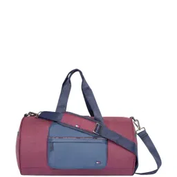 TOMMY HILFIGER Shawnee Burgundy & Navy Duffle Bag image 5