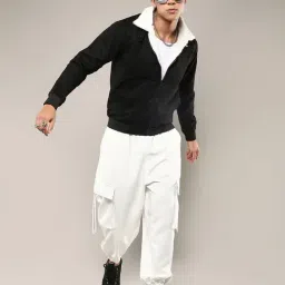 Campus Sutra Black Regular Fit Jacket image 4